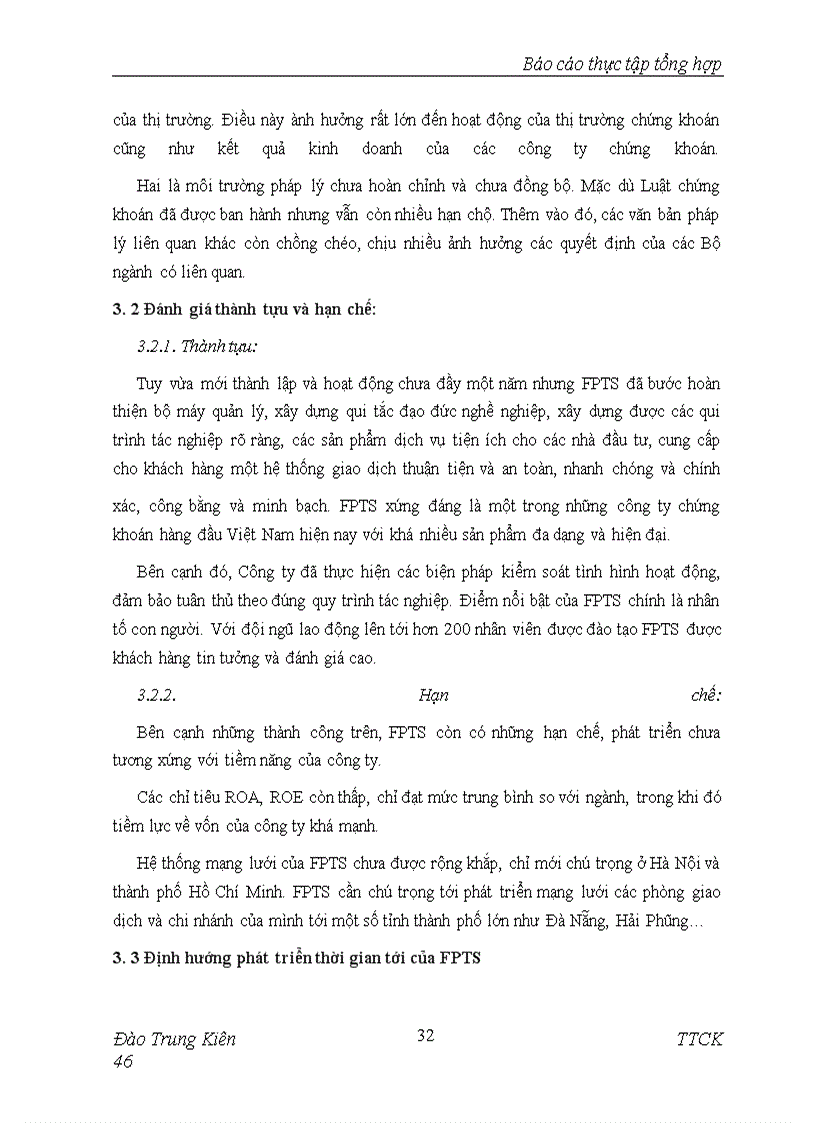 image for page Báo cáo thực tập Công ty Cổ phần chứng khoán FPT