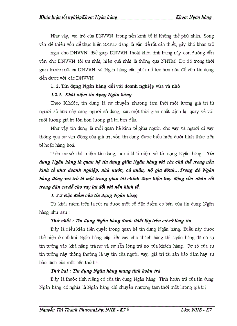 image for page Giải pháp nâng cao chất lượng tín dụng đối với DNVVN tại Sở giao dịch NHNT Việt Nam