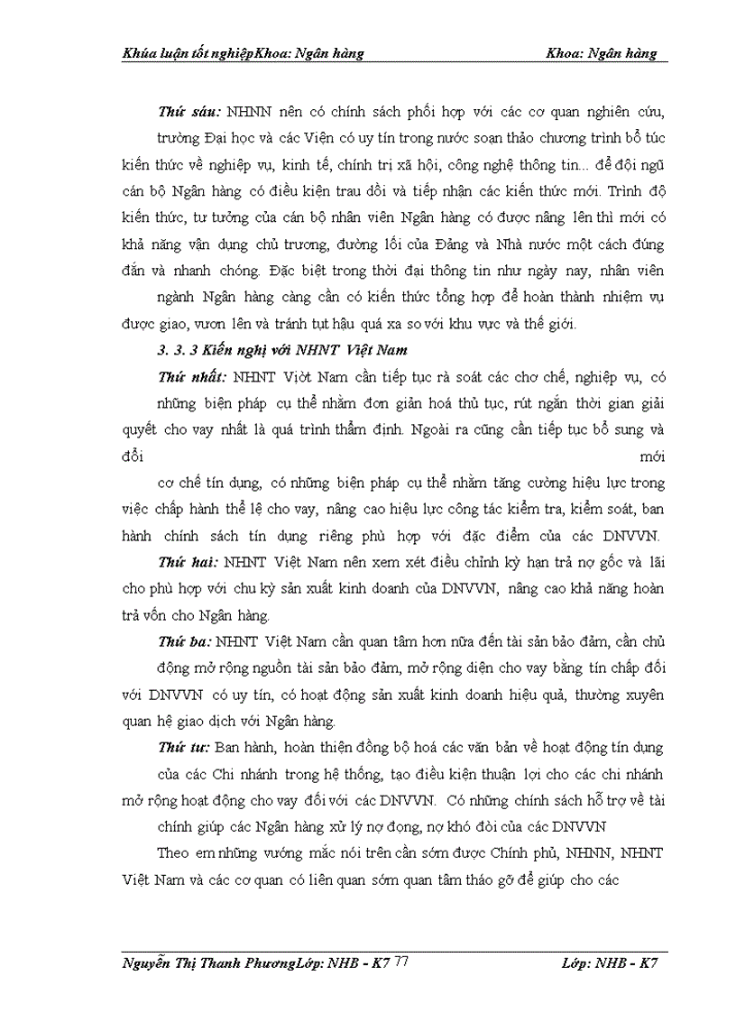 image for page Giải pháp nâng cao chất lượng tín dụng đối với DNVVN tại Sở giao dịch NHNT Việt Nam