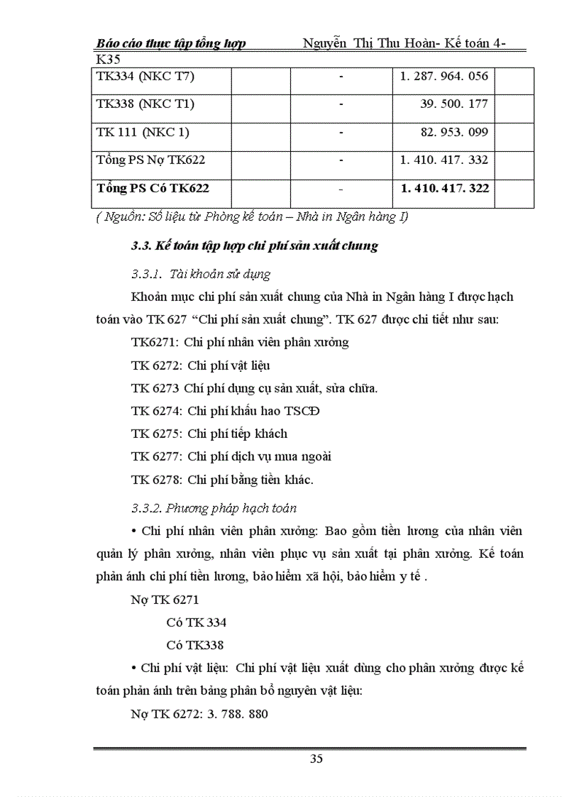 image for page Báo cáo thực tập tại Nhà in ngân hàng I