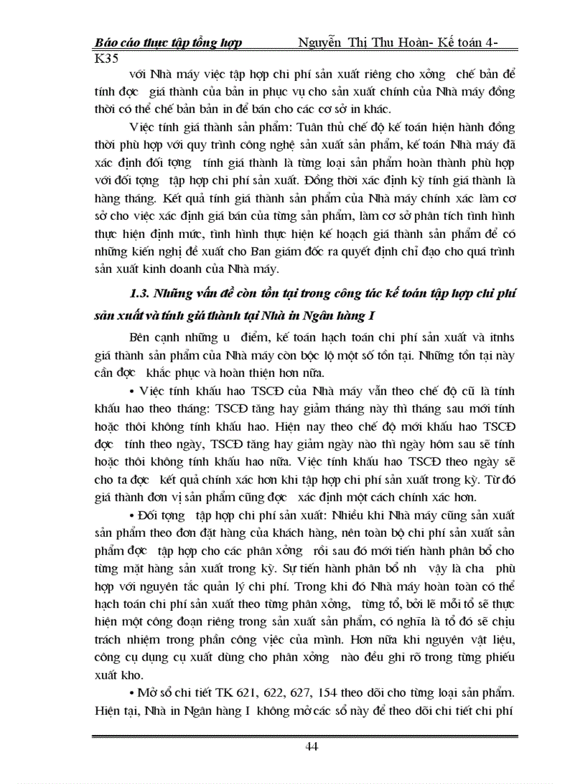 image for page Báo cáo thực tập tại Nhà in ngân hàng I