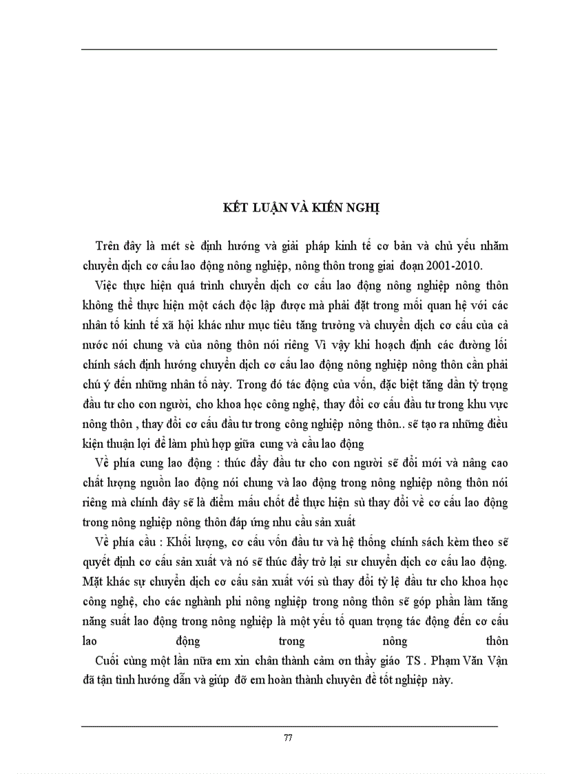 image for page Phương hướng và giải pháp chuyển dịch cơ cấu lao động nông nghiệp nông thôn ở Việt Nam giai đoạn 2001-2010