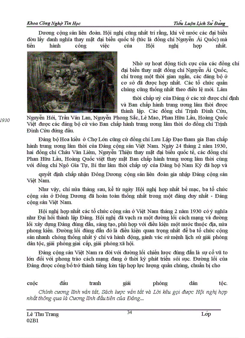 image for page Đảng cộng sản Việt Nam ra đời đánh dấu bước ngoặt trọng đại của lịch sử cách mạng Việt Nam