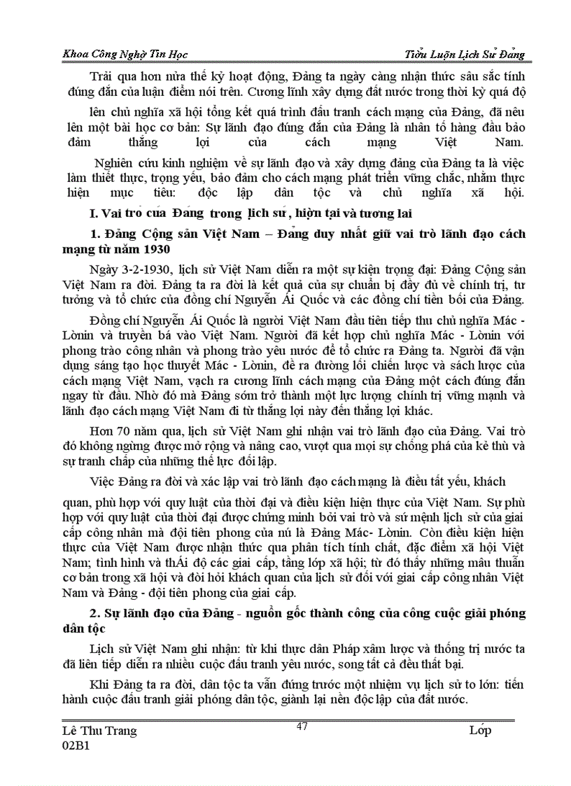 image for page Đảng cộng sản Việt Nam ra đời đánh dấu bước ngoặt trọng đại của lịch sử cách mạng Việt Nam