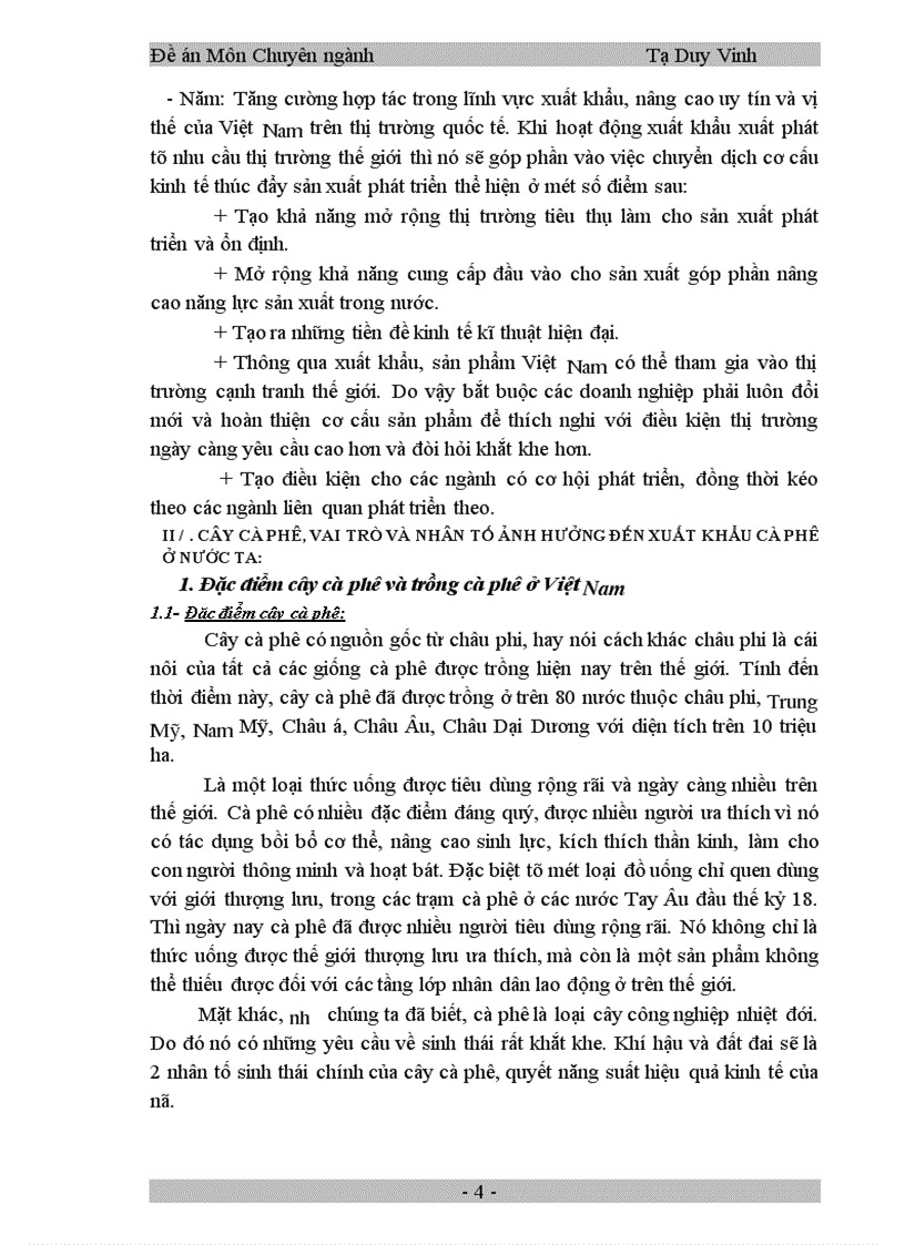 image for page Nghiên cứu một số các biện pháp cơ bản để thúc đẩy hoạt động xuất khẩu cà phê ở Việt Nam