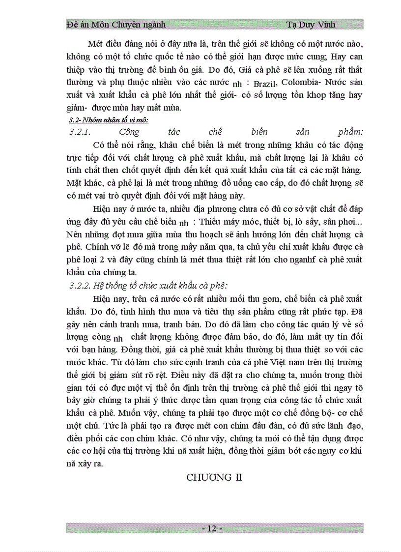image for page Nghiên cứu một số các biện pháp cơ bản để thúc đẩy hoạt động xuất khẩu cà phê ở Việt Nam