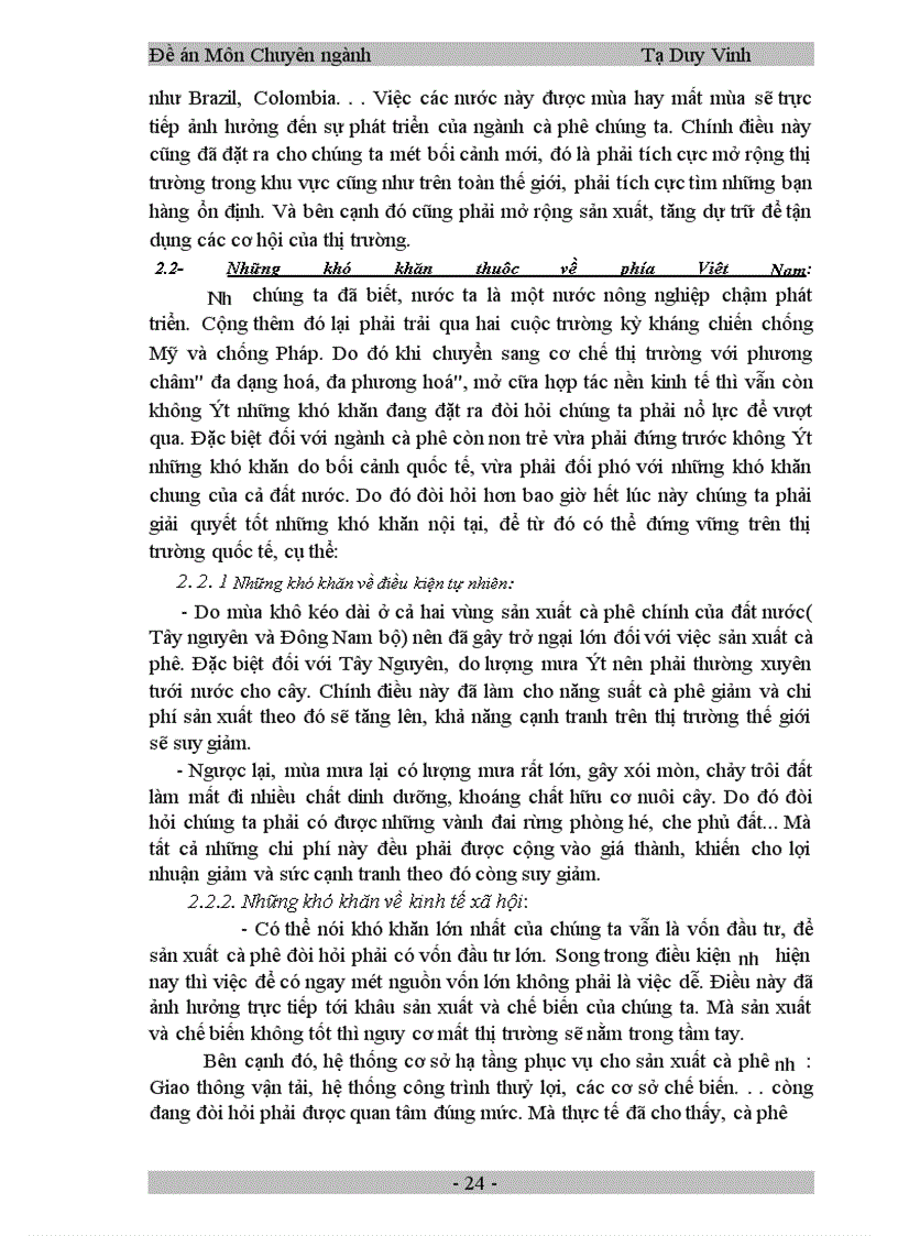 image for page Nghiên cứu một số các biện pháp cơ bản để thúc đẩy hoạt động xuất khẩu cà phê ở Việt Nam