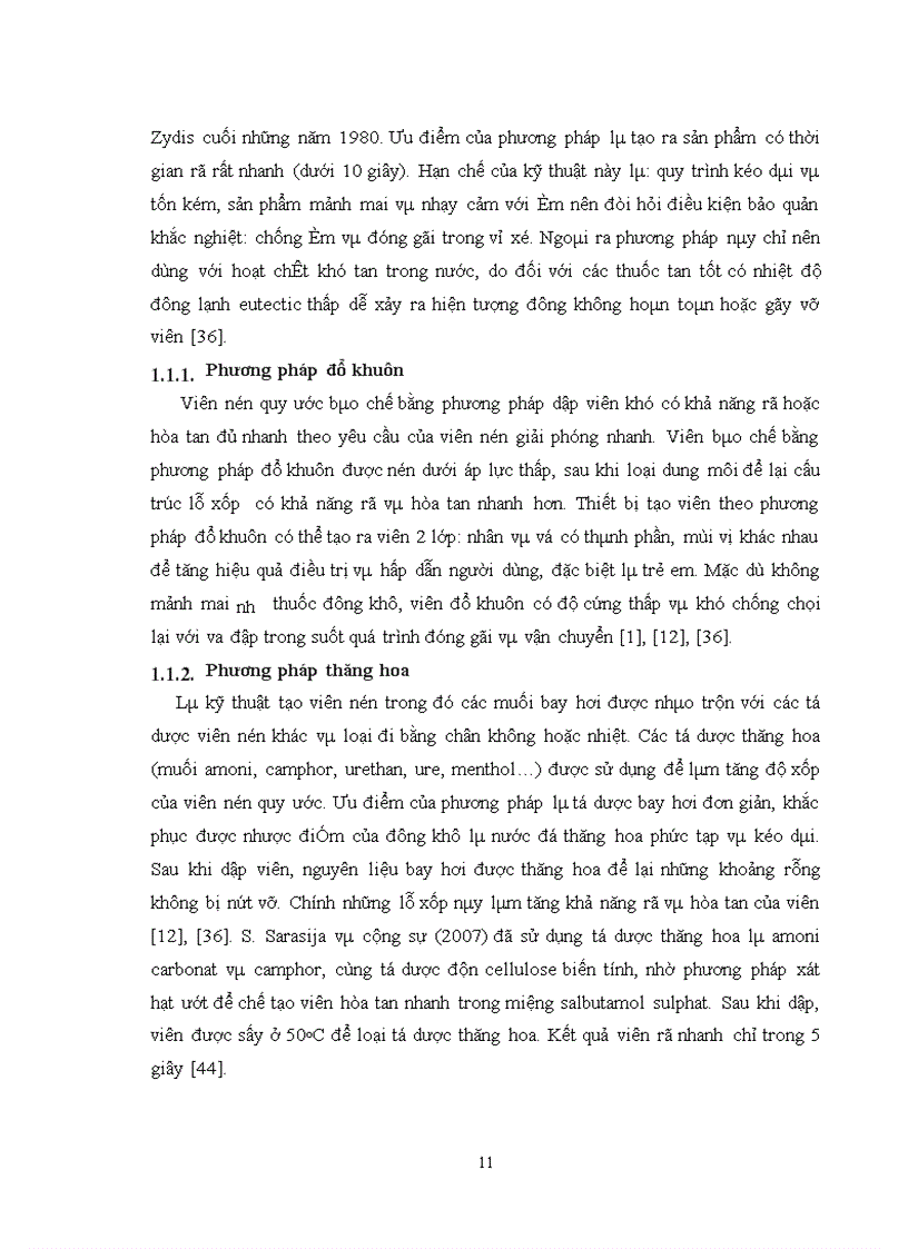 image for page Nghiên cứu bào chế viên nén cefadroxil giải phóng nhanh bằng phương pháp dập viên qua tạo hạt ớt