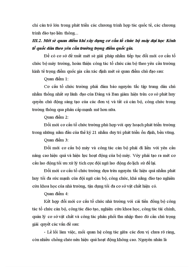 image for page Cơ cấu tổ chức của Đại học kinh tế quốc dân