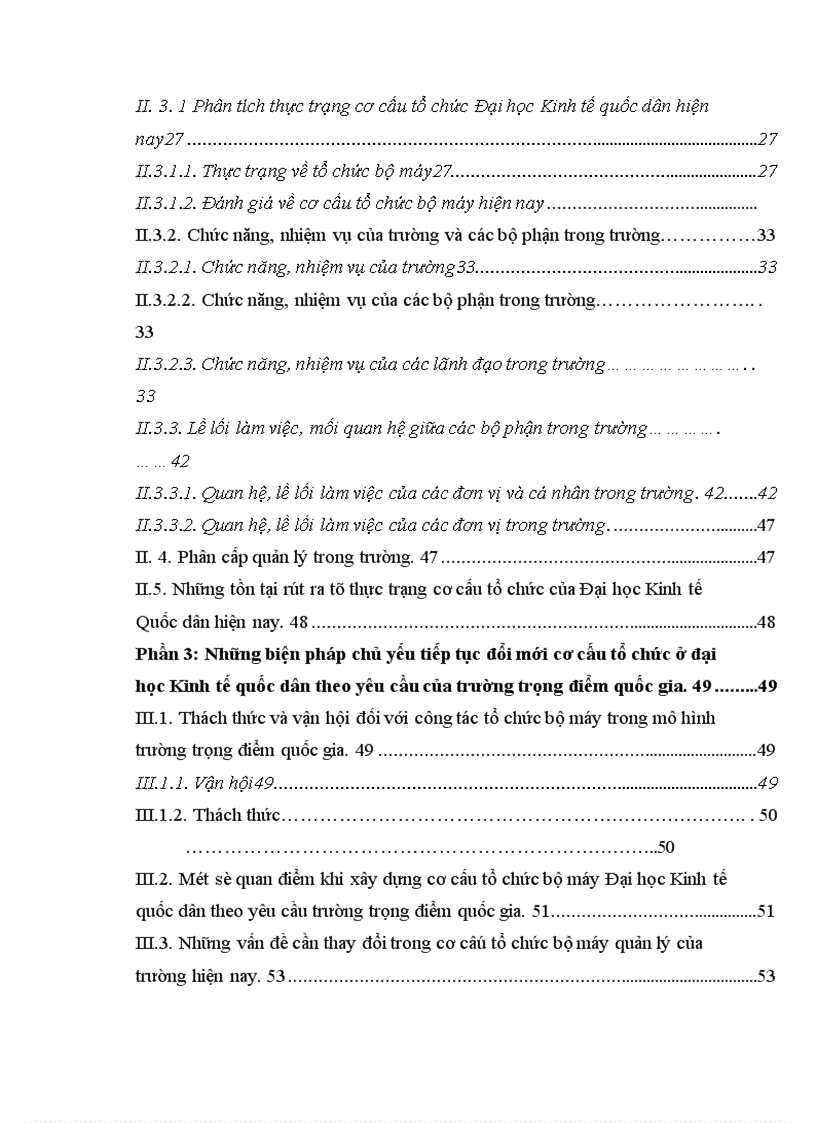 image for page Cơ cấu tổ chức của Đại học kinh tế quốc dân