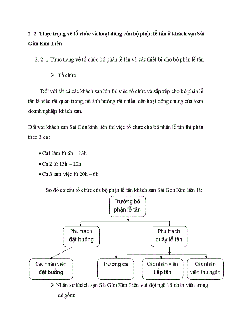 image for page Một số giải pháp nâng cao chất lượng dịch vụ của bộ phận lễ tân trong khách sạn sài gòn kim liên resort