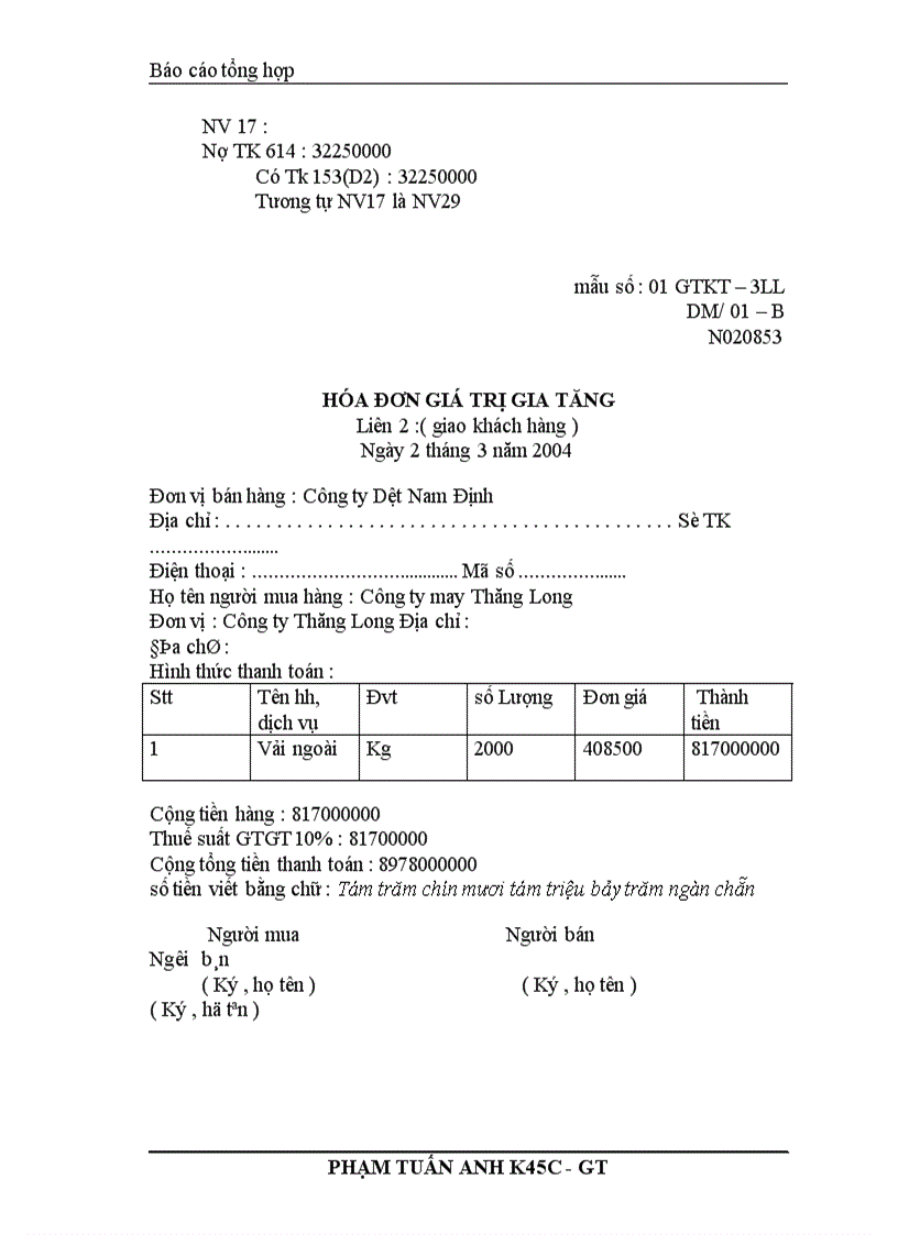 image for page Báo cáo kế toán