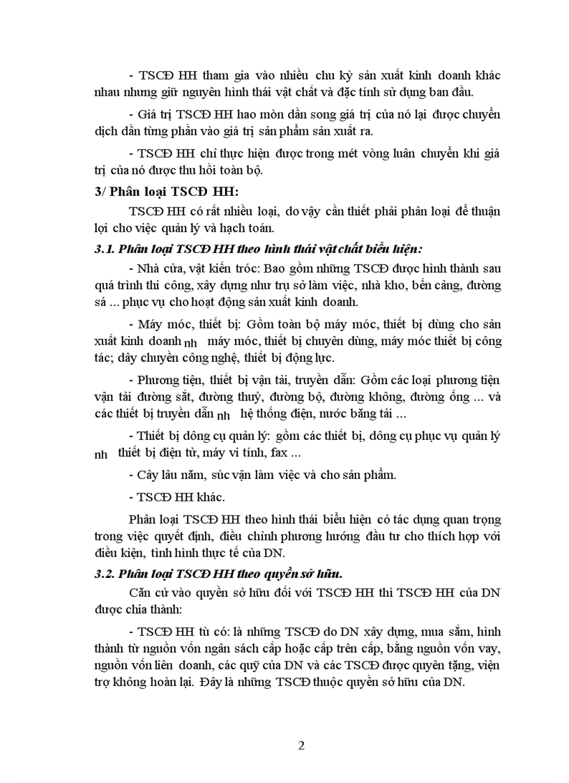 image for page Những đặc điểm cơ bản về kế toán tscđ hữu hình trong doanh nghiệp