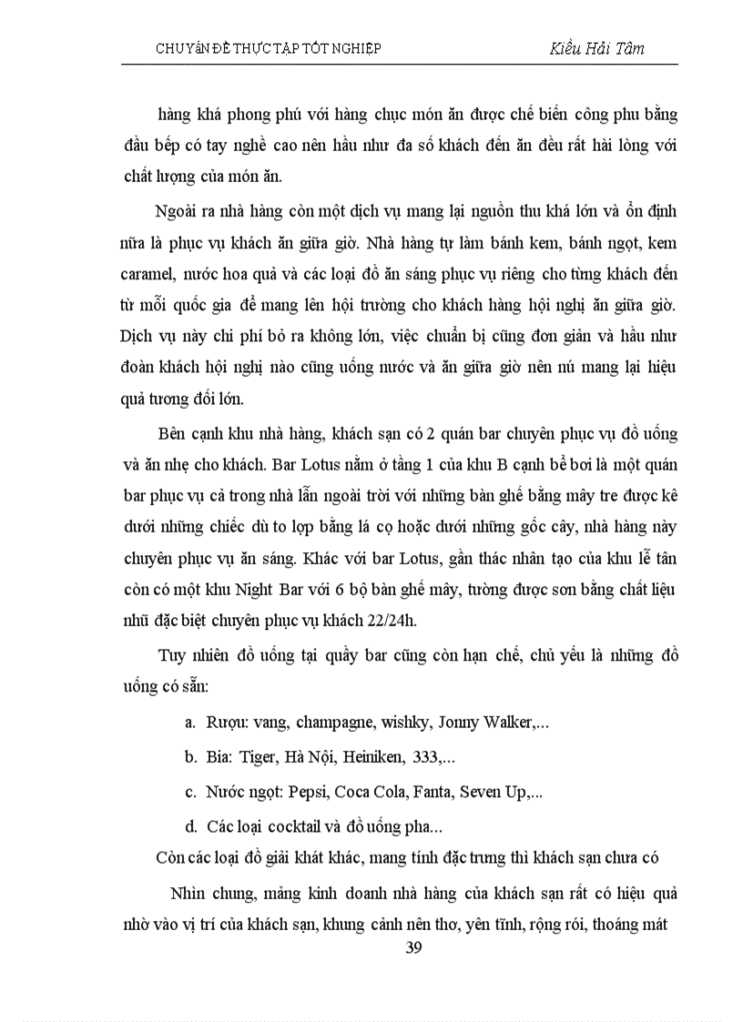 image for page Một số giải pháp về quản lý chất lượng dịch vụ tại khách sạn Thắng Lợi