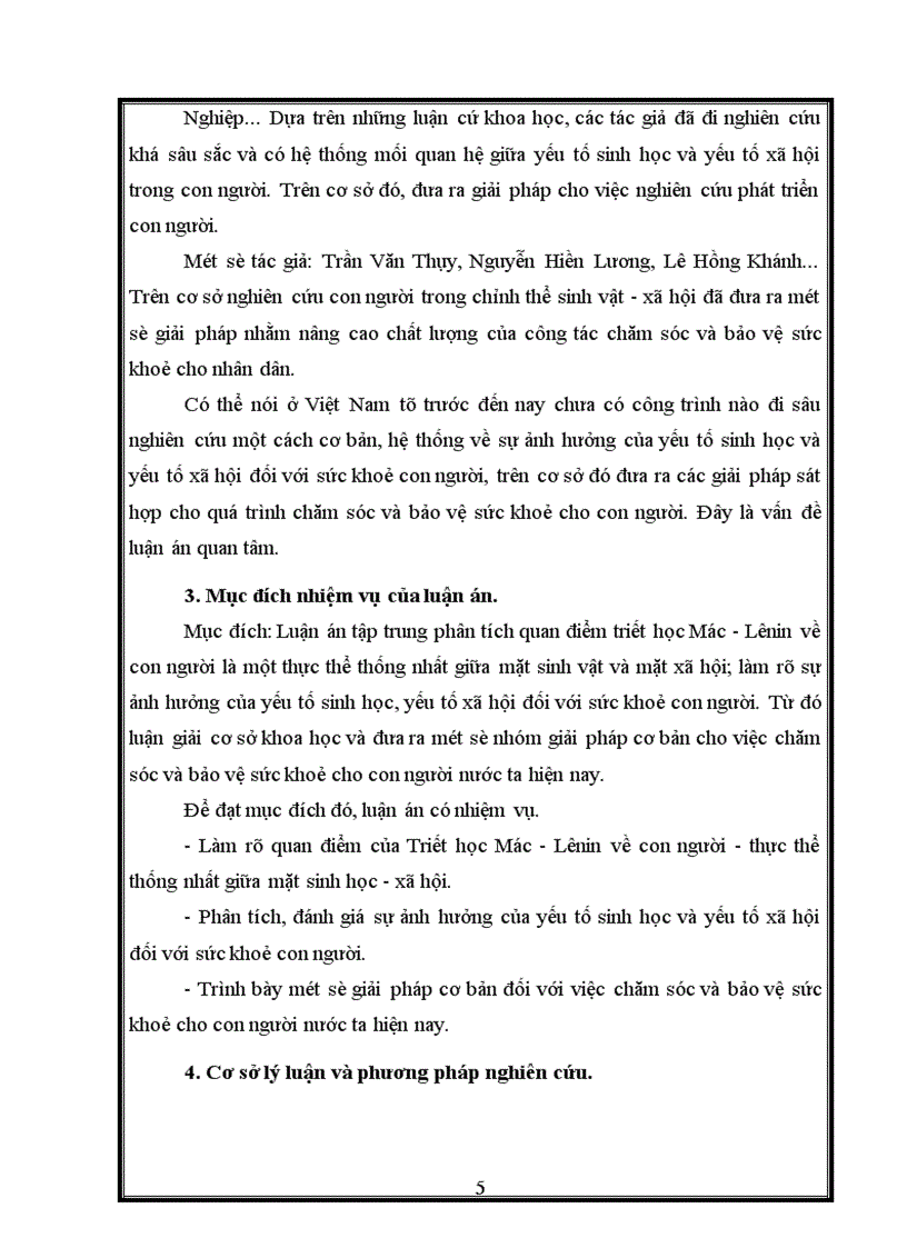 image for page Ảnh hưởng của yếu tố sinh học và yếu tố xã hội đến sức khoẻ con người và một số giải pháp cơ bản nhằm nâng cao sức khoẻ con người Việt Nam hiện nay
