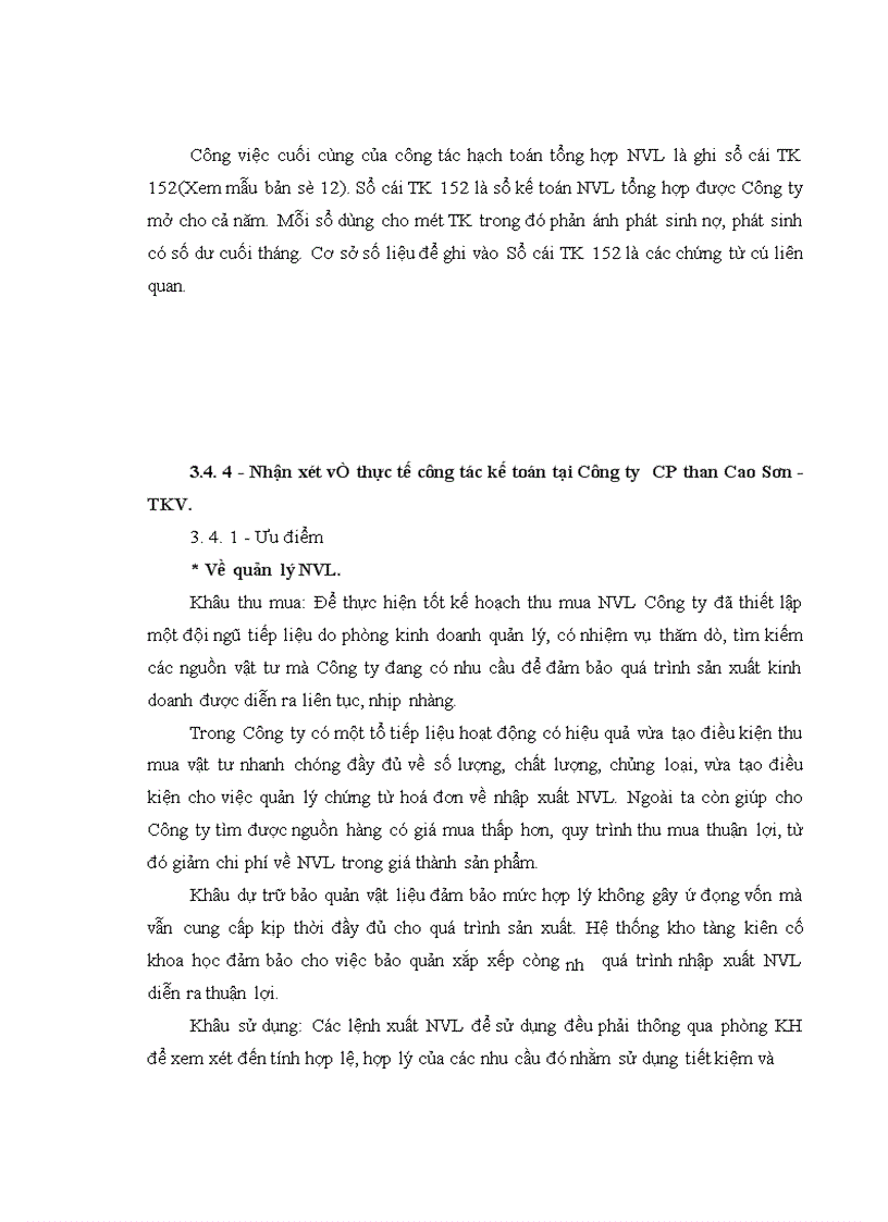 image for page Báo cáo về Công ty CP Than Cao Sơn