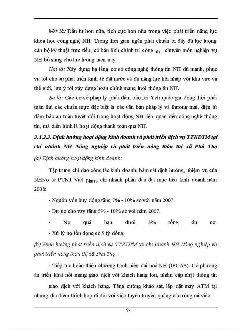 image for page Một số giải pháp nhằm mở rộng và phát triển hoạt động thanh toán không dùng tiền mặt tại chi nhánh Ngân hàng nông nghiệp và phát triển nông thôn thị xã Phú Thọ tỉnh Phú Thọ