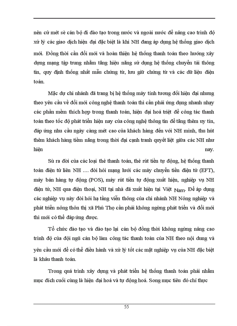 image for page Một số giải pháp nhằm mở rộng và phát triển hoạt động thanh toán không dùng tiền mặt tại chi nhánh Ngân hàng nông nghiệp và phát triển nông thôn thị xã Phú Thọ tỉnh Phú Thọ