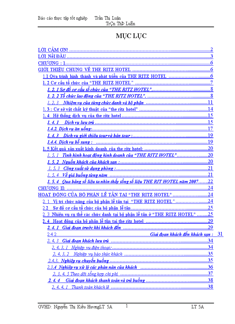 image for page Thực tập tốt nghiệp Trần Thị Luận