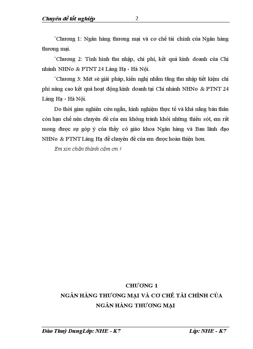 image for page Một số giải pháp nhằm tăng thu giảm chi phí, nâng cao hiệu quả kinh doanh tại chi nhánh NHNo & PTNT 24 Láng Hạ - Hà Nội