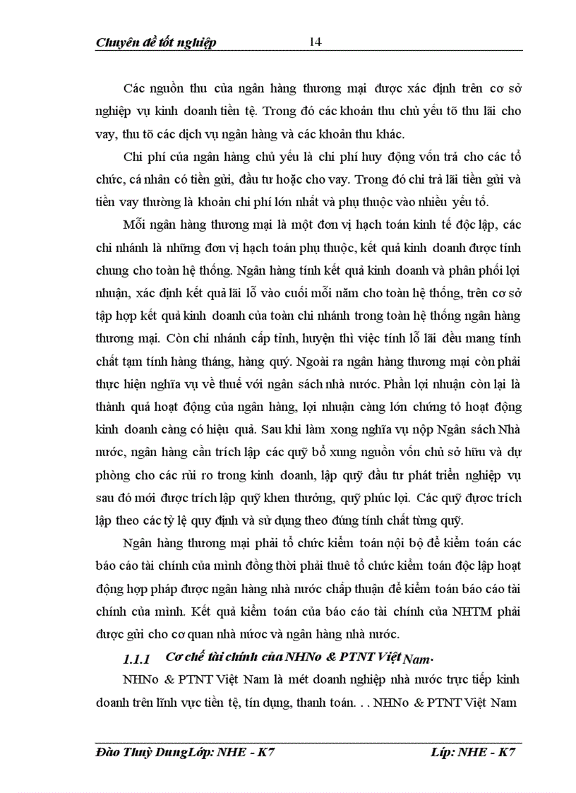 image for page Một số giải pháp nhằm tăng thu giảm chi phí, nâng cao hiệu quả kinh doanh tại chi nhánh NHNo & PTNT 24 Láng Hạ - Hà Nội