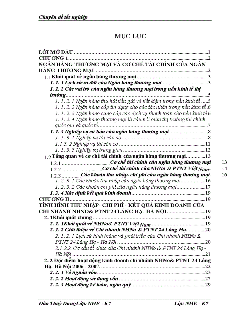 image for page Một số giải pháp nhằm tăng thu giảm chi phí, nâng cao hiệu quả kinh doanh tại chi nhánh NHNo & PTNT 24 Láng Hạ - Hà Nội