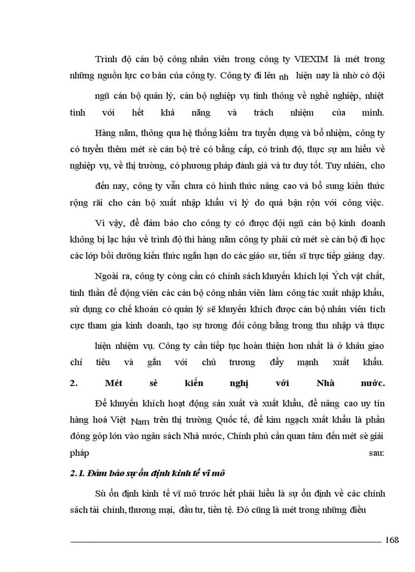 image for page Một số biện pháp thúc đẩy hoạt động xuất khẩu của công ty VIEXIM