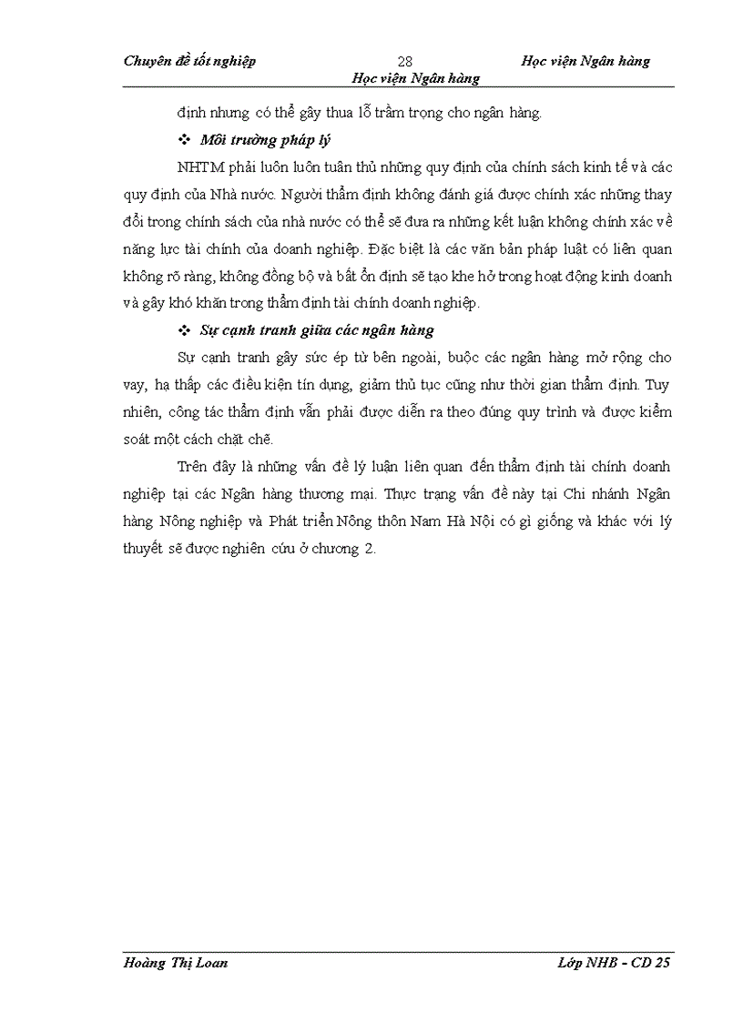 image for page Hoàn thiện công tác thẩm định tài chính doanh nghiệp tại Chi nhánh Ngân hàng Nông nghiệp và Phát triển Nông thôn Nam Hà Nội