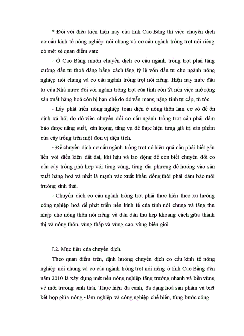 image for page Những biện pháp để chuyển dịch cơ cấu ngành trồng trọt của tỉnh Cao Bằng