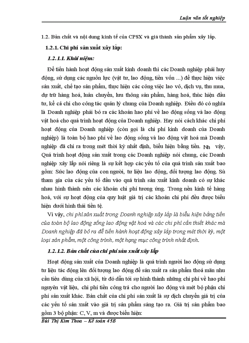 image for page Hoàn thiện hạch toán Chi phí sản xuất và tính giá thành sản phẩm xây lắp tại Công ty cổ phần Sông Đà