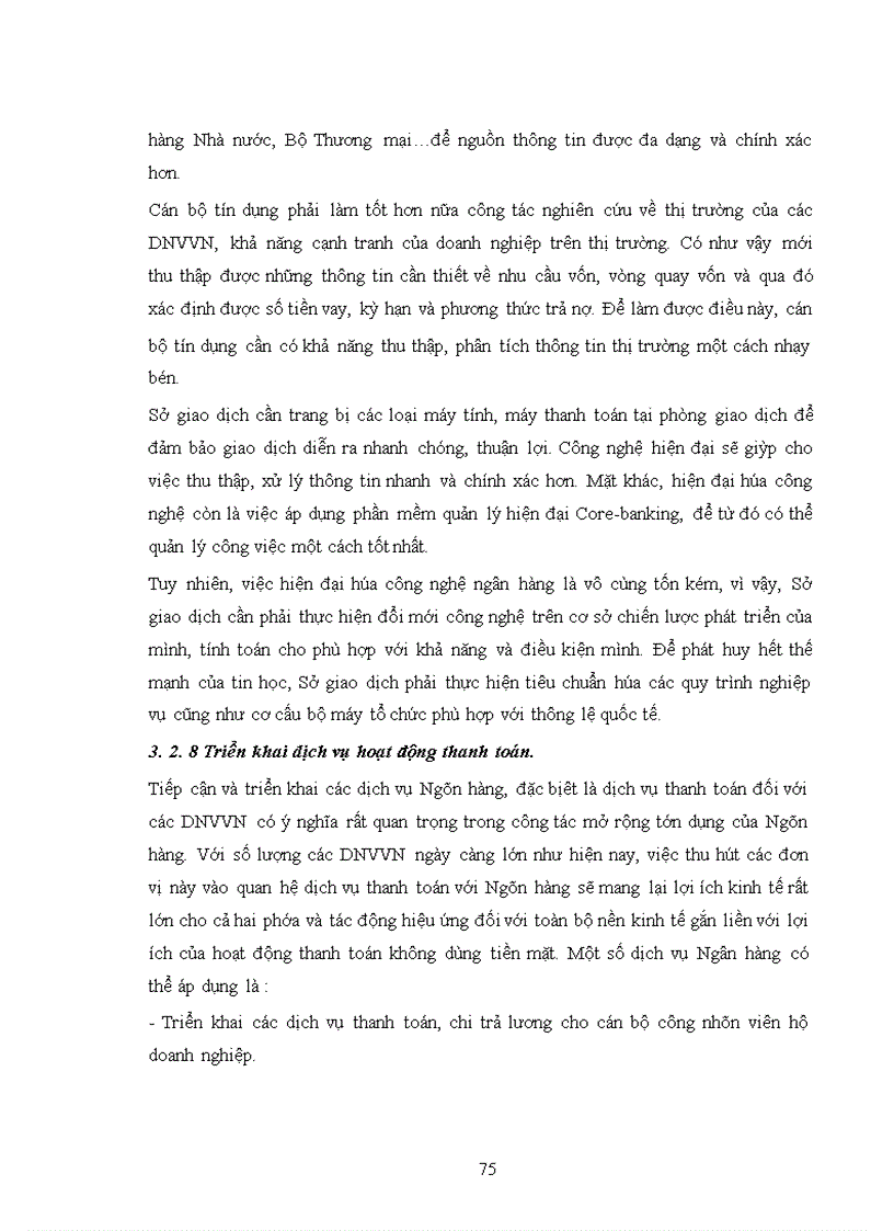 image for page Giải pháp nâng cao chất lượng tín dụng đối với doanh nghiệp vừa và nhỏ tại Sở giao dịch ngân hàng ngoại thương Việt Nam