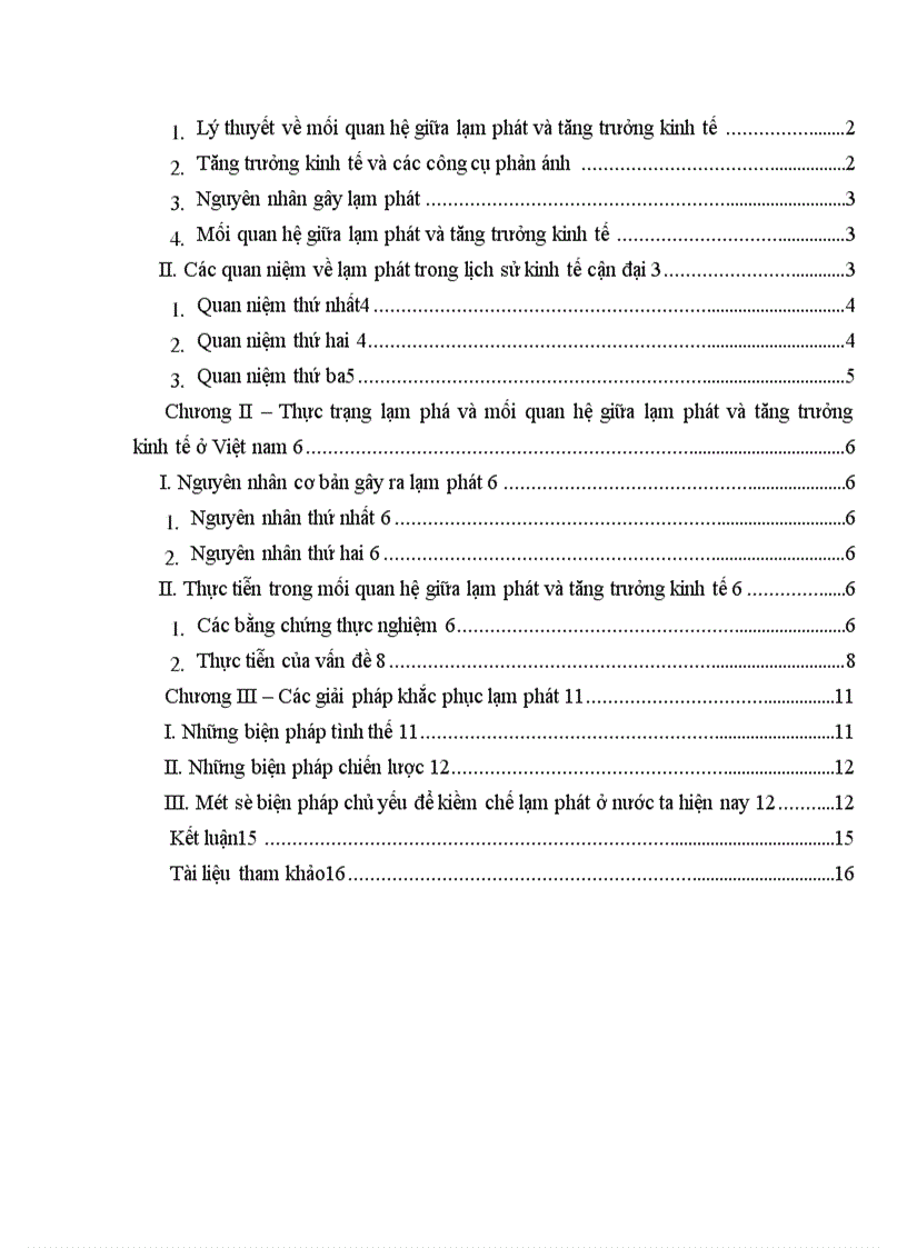 image for page Lạm phát và mối quan hệ giữa lạm phát và tăng trưởng kinh tế cũng như đưa ra một số gợi ý về hướng điều tiết vĩ mô của Việt Nam trong thời gian tới