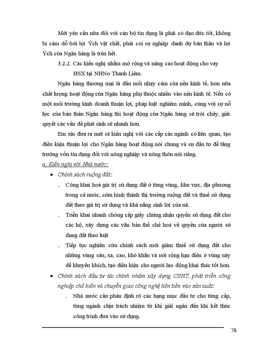 image for page Một số giải pháp cho Tín dụng ở NHNo&PTNT huyện đối với phát triển kinh tế hộ sản xuất tại huyện Thanh Liêm tỉnh Hà Nam