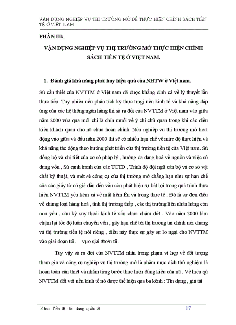 image for page Tìm hiểu nghiệp vụ thị trường mở ở Việt Nam