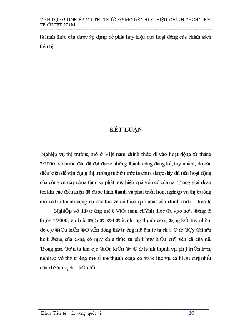 image for page Tìm hiểu nghiệp vụ thị trường mở ở Việt Nam