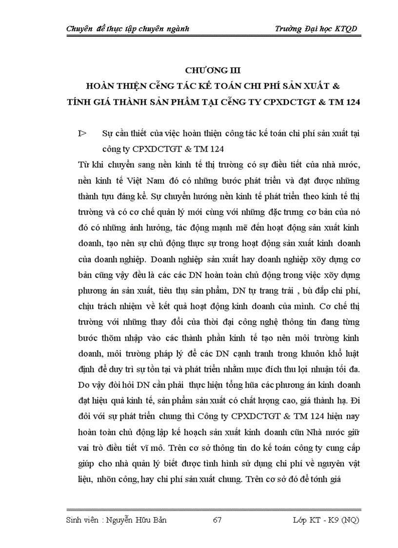 image for page Hoàn thiện công tác tập hợp chi phí sản xuất và tính giá thành sản phẩm tại công ty cổ phần xây dựng công trình giao thông và thương mại 124