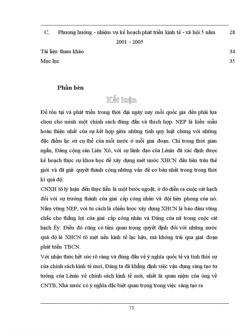 image for page Chính sách kinh tế mới của Lênin và sự vận dụng nó ở Việt Nam