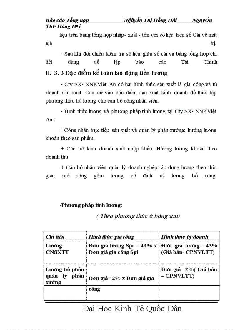 image for page Báo cáo thực tập tại tại Công ty SX- XNKViệt An