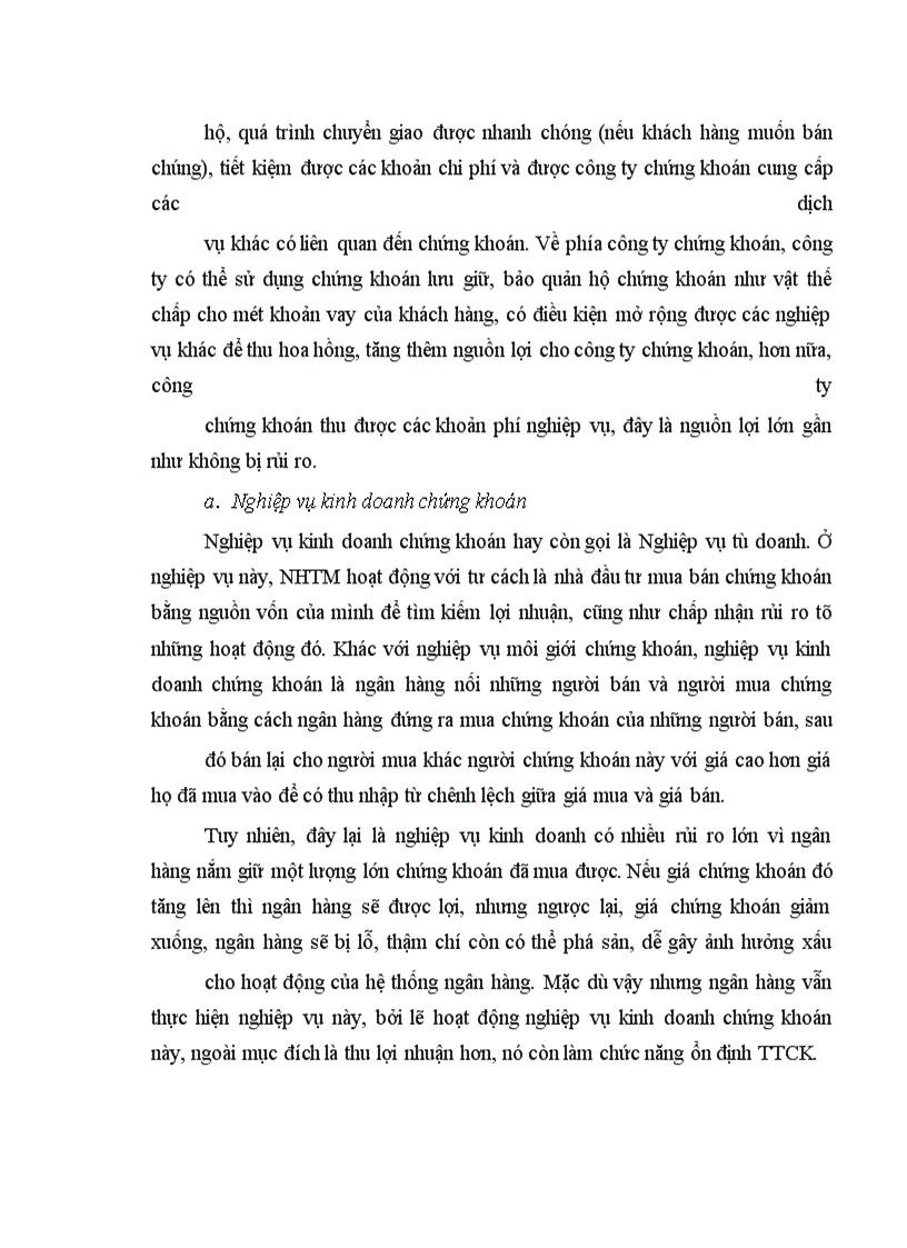 image for page Thị trường chứng khoán và vai trò của hệ thống ngân hàng thương mại trong thị trường chứng khoán