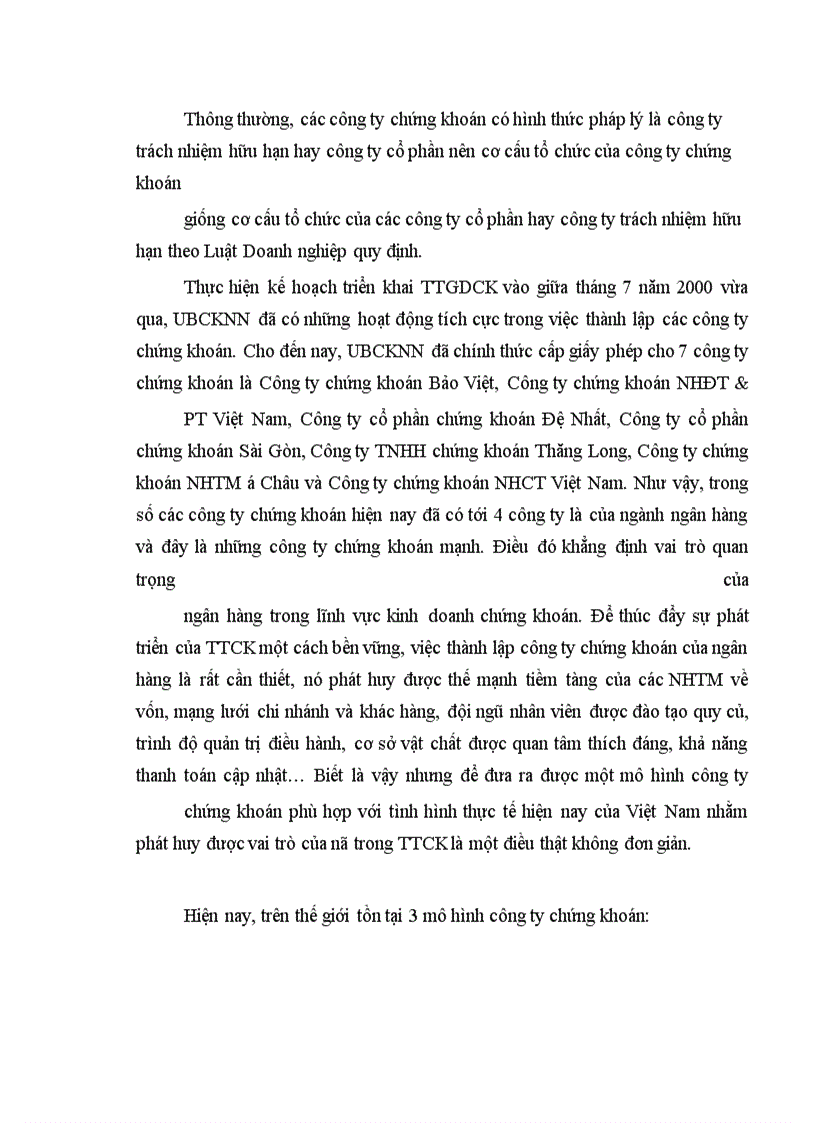 image for page Thị trường chứng khoán và vai trò của hệ thống ngân hàng thương mại trong thị trường chứng khoán