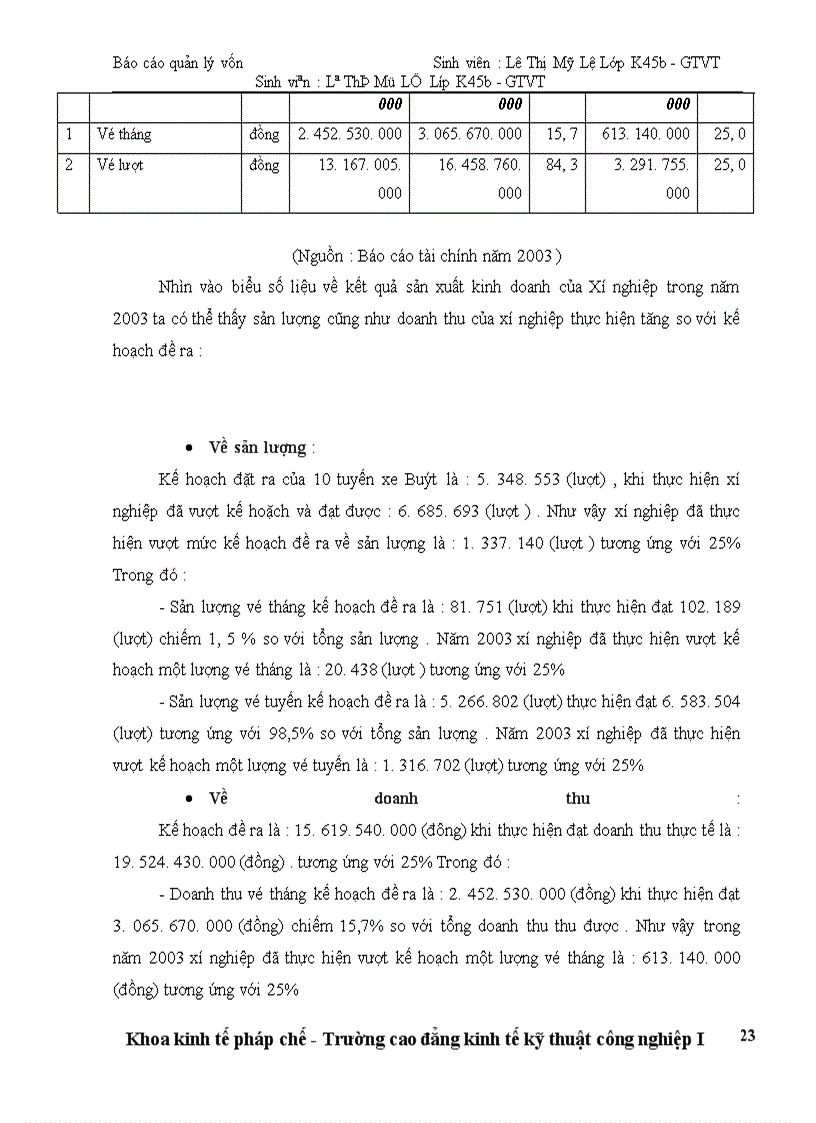 image for page Báo cáo về công tác quản lý cốn tại Xí nghiệp xe Buýt Thăng Long
