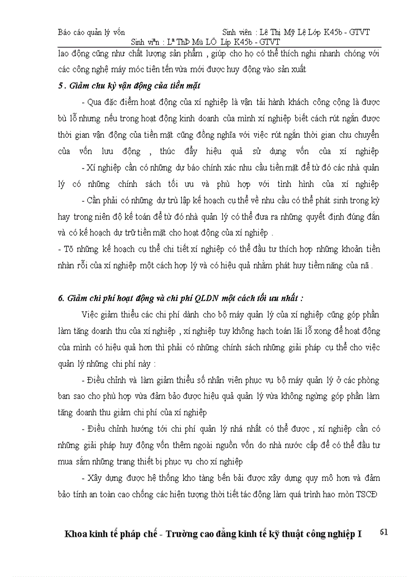 image for page Báo cáo về công tác quản lý cốn tại Xí nghiệp xe Buýt Thăng Long