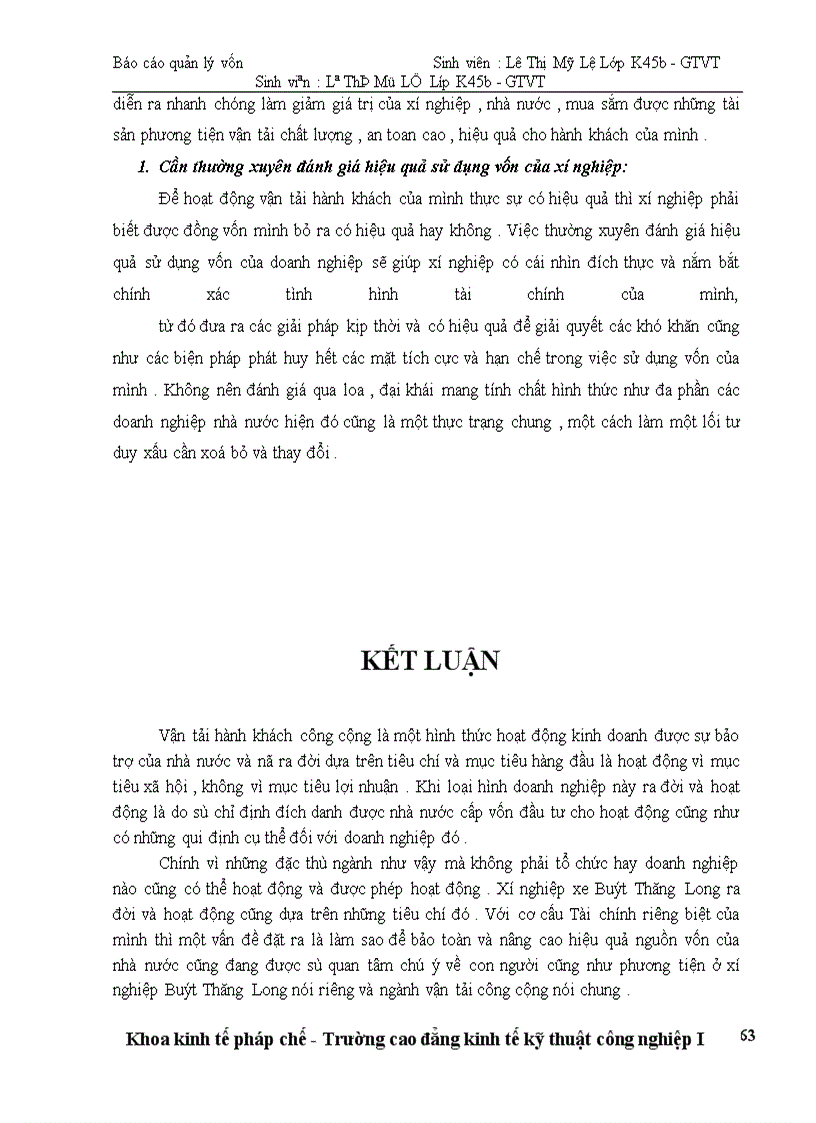 image for page Báo cáo về công tác quản lý cốn tại Xí nghiệp xe Buýt Thăng Long