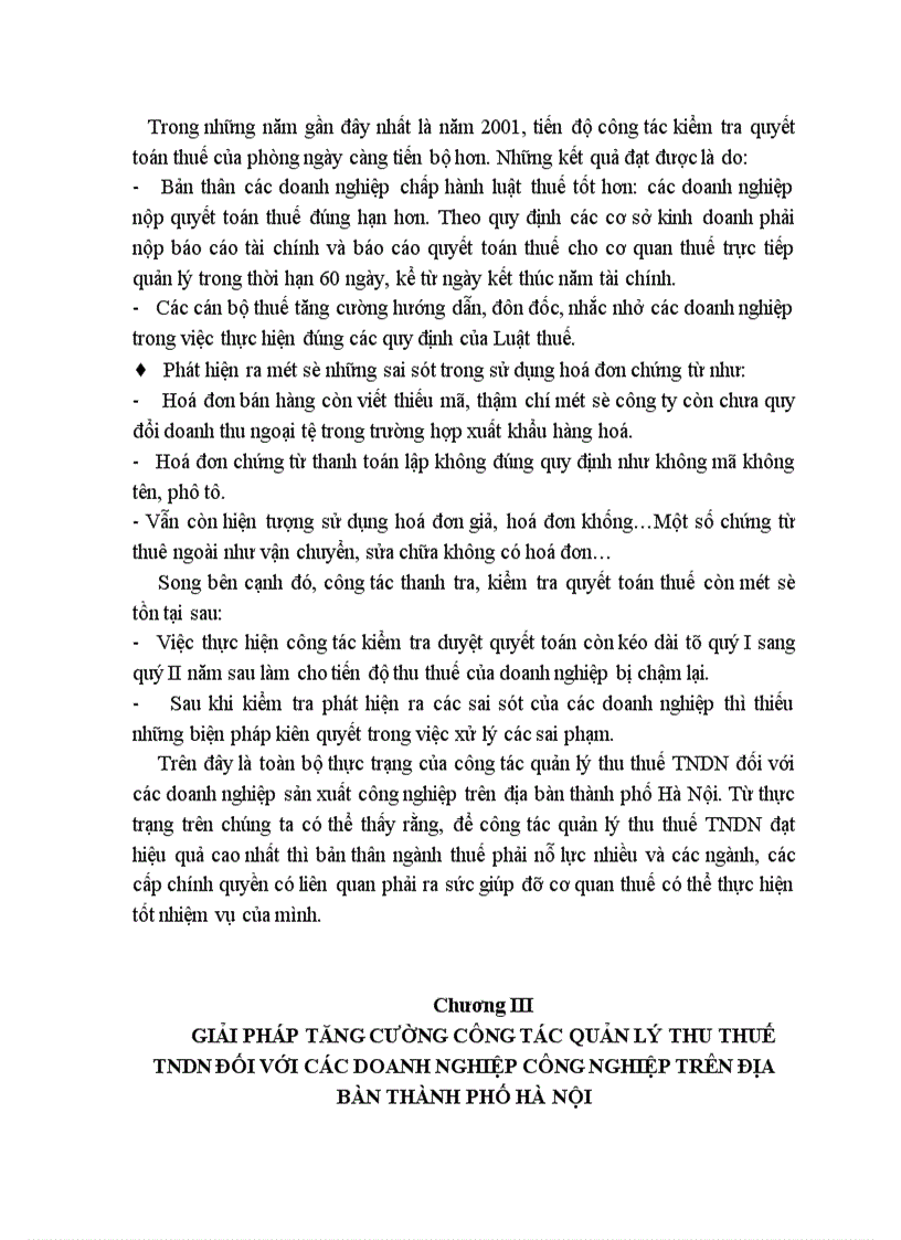 image for page Giải pháp tăng cường công tác quản lý thu thuế thu nhập doanh nghiệp đối với các doanh nghiệp công nghiệp trên địa bàn thành phố Hà Nội