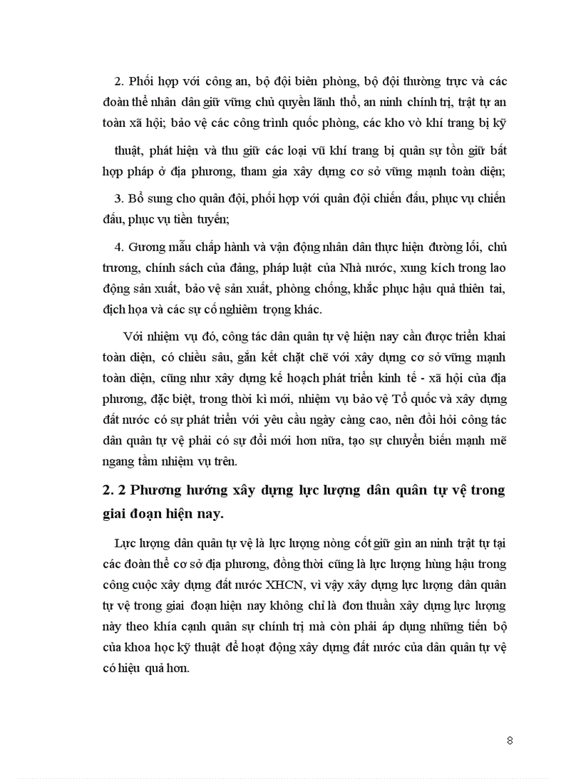 image for page Sự cần thiết của lực lượng dân quân tự vệ.