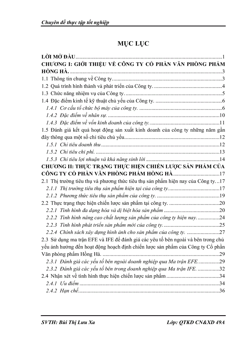 image for page Hoàn thiện công tác xây dựng và lựa chọn chiến lược sản phẩm của Công ty Cổ phần Văn phòng phẩm Hồng Hà