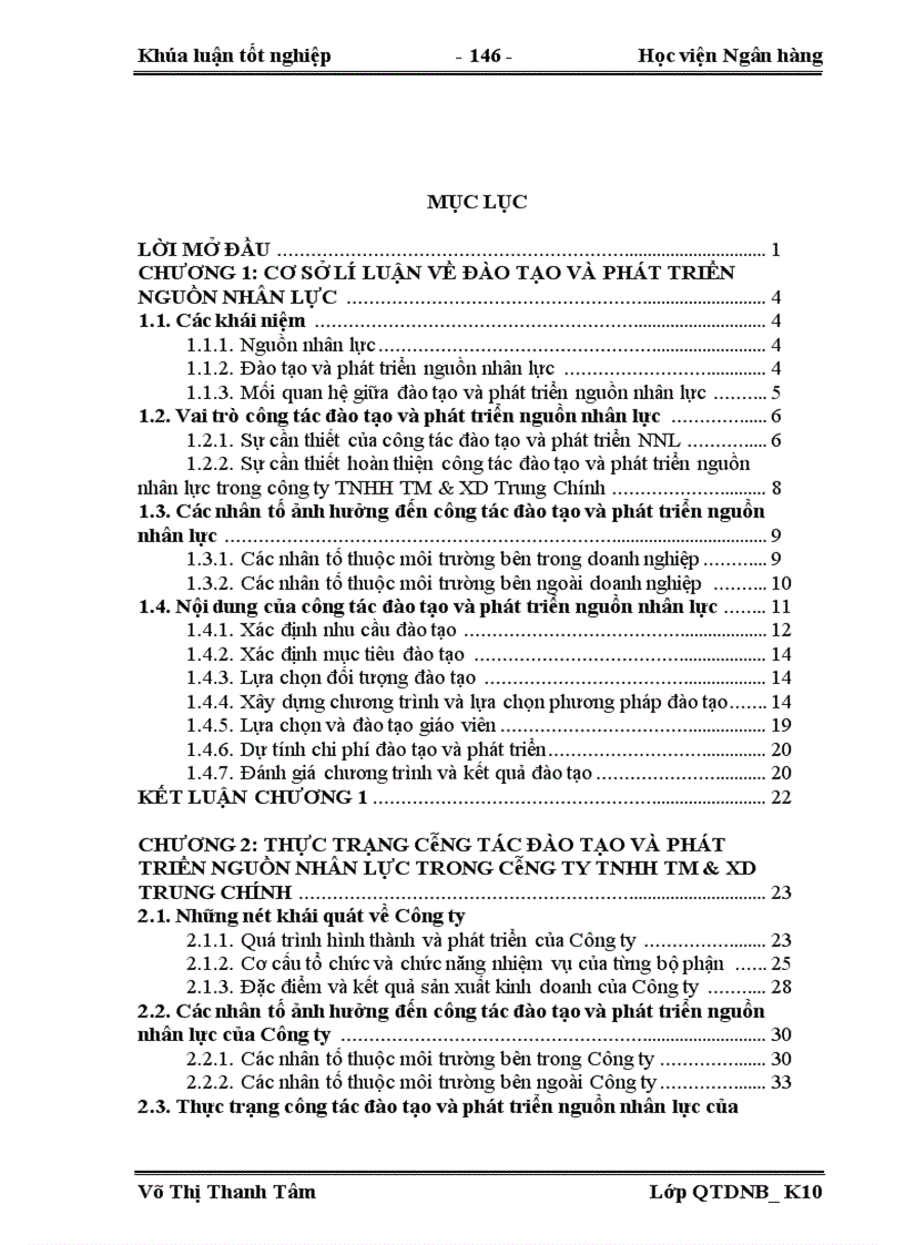 image for page Hoàn thiện công tác đào tạo và phát triển nguồn nhân lực tại công ty TNHH TM&XD Trung Chính