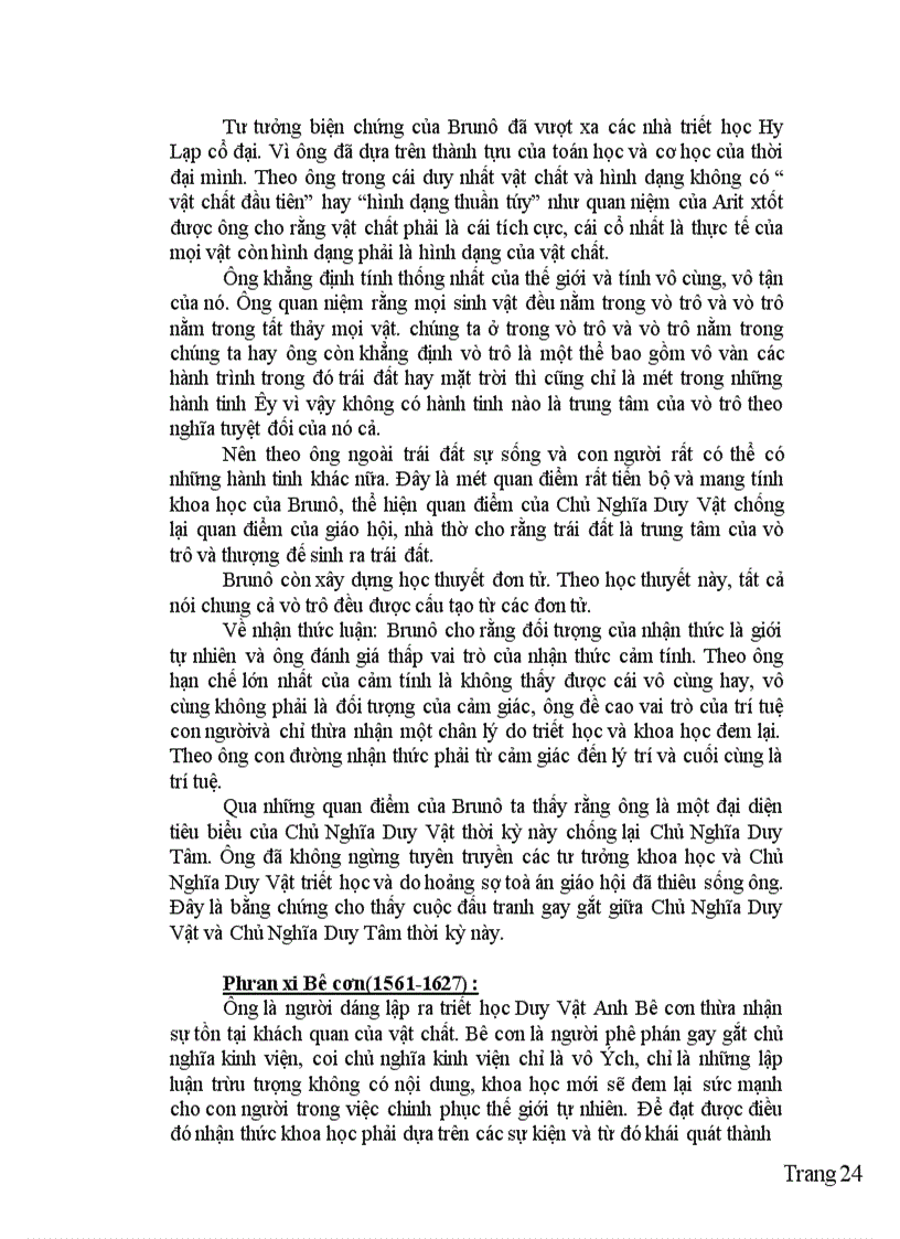 image for page Khái quát chung về Chủ Nghĩa Duy Vật Biện Chứng và Chủ Nghĩa Duy Tâm trong triết học .