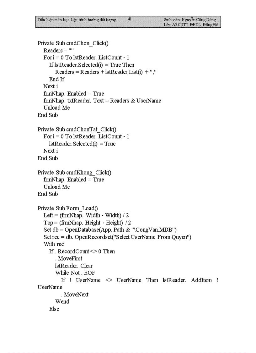 image for page Lập trình hướng đối tượng