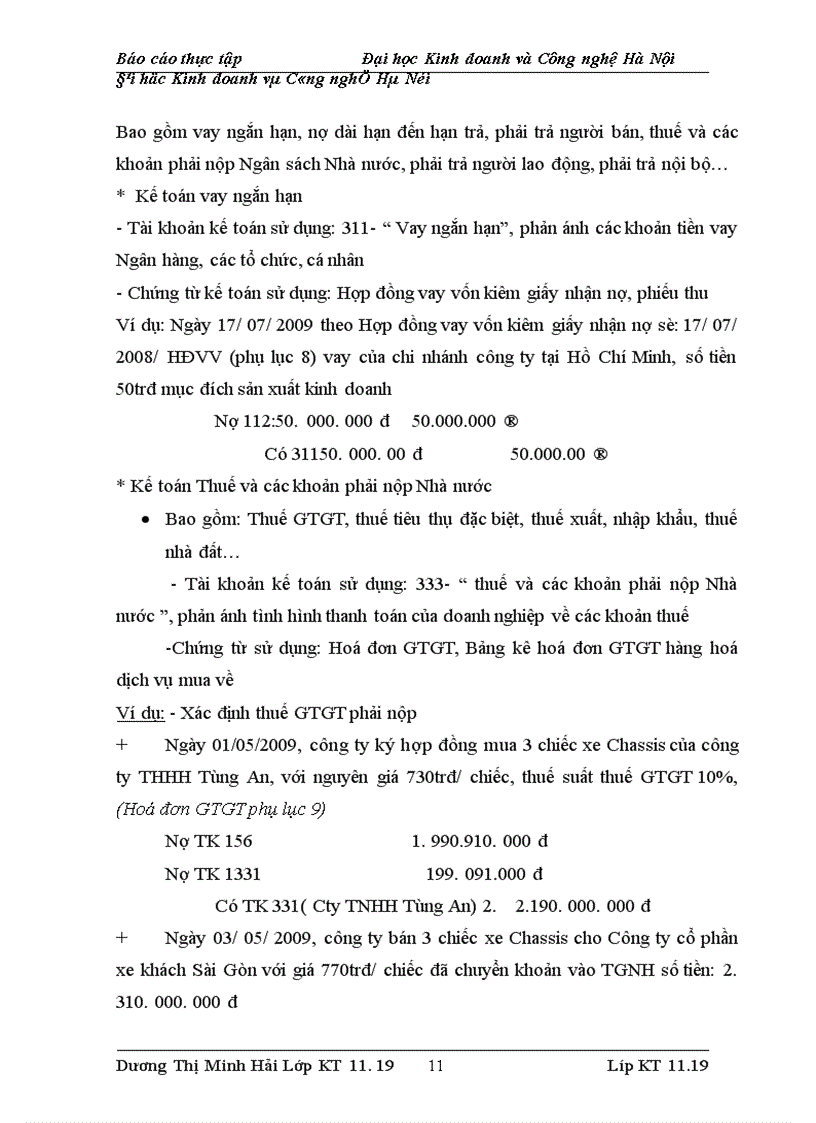 image for page Báo cáo về công ty vận tải và xây dựng